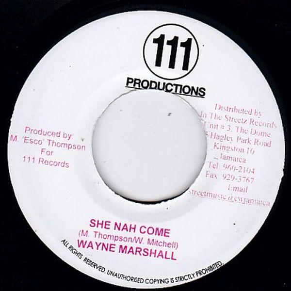 EPレコード　WAYNE MARSHALL / SHE NAH COME (THE SHOW GOES ON)｜fdr