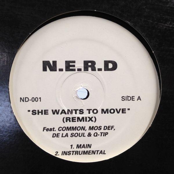 12inchレコード N.E.R.D. / SHE WANTS TO MOVE REMIX feat. DE LA SOUL, MOS DEF ...