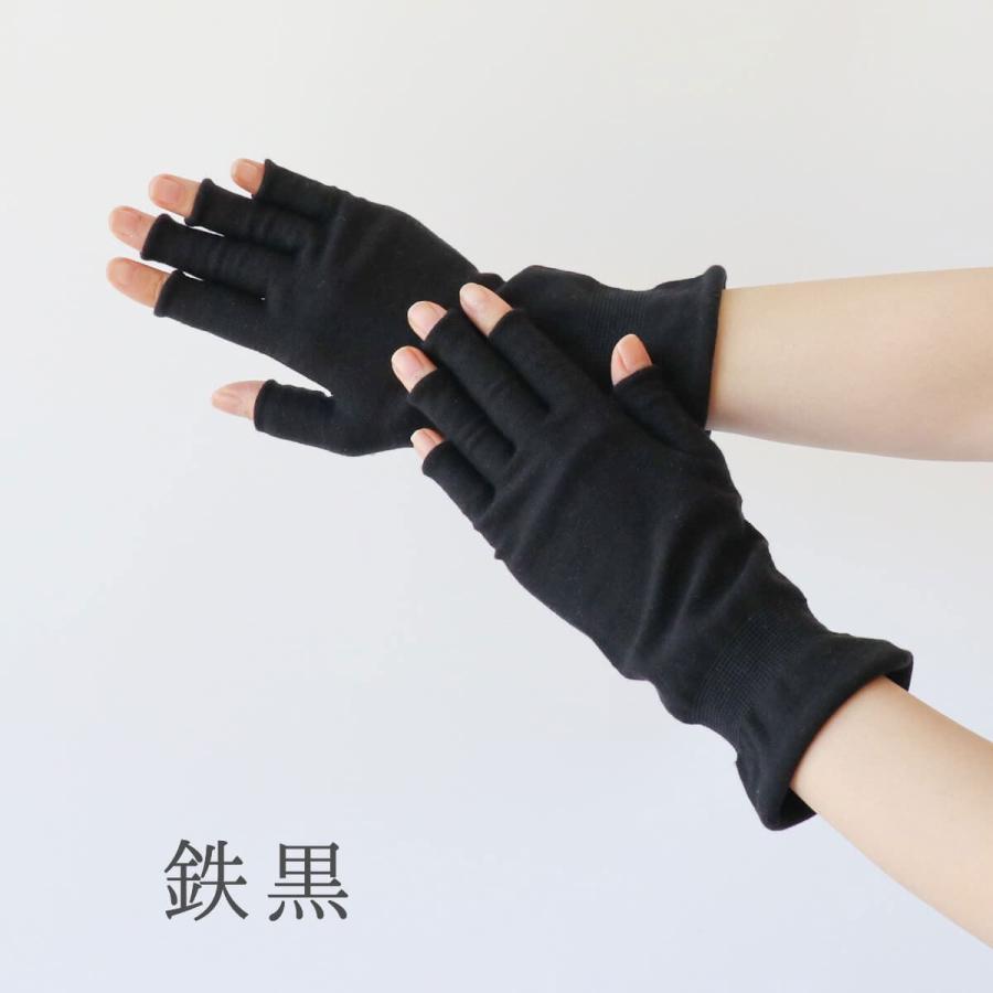 アームカバー uvカット シルク 日本製 絹屋 指穴なし 冷感 | 絹屋 | 07