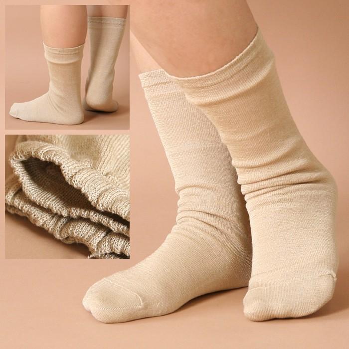 靴下 重ね履き 3足セット レディース 女性用 冷えとり 暖かい　あったかくつした 野蚕絹 日本製 ギフト プレゼント | 絹屋 | 04