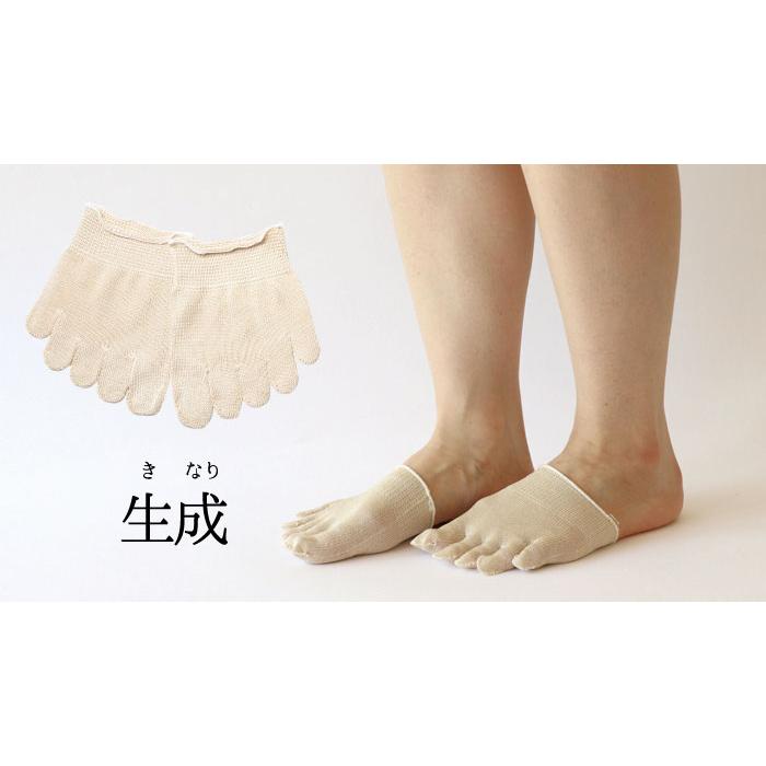五本指 靴下 つま先 カバーソックス シルク レディース 女性用 冷えとり くつした フットカバー 絹屋 日本製 ギフト プレゼント | 絹屋 | 07