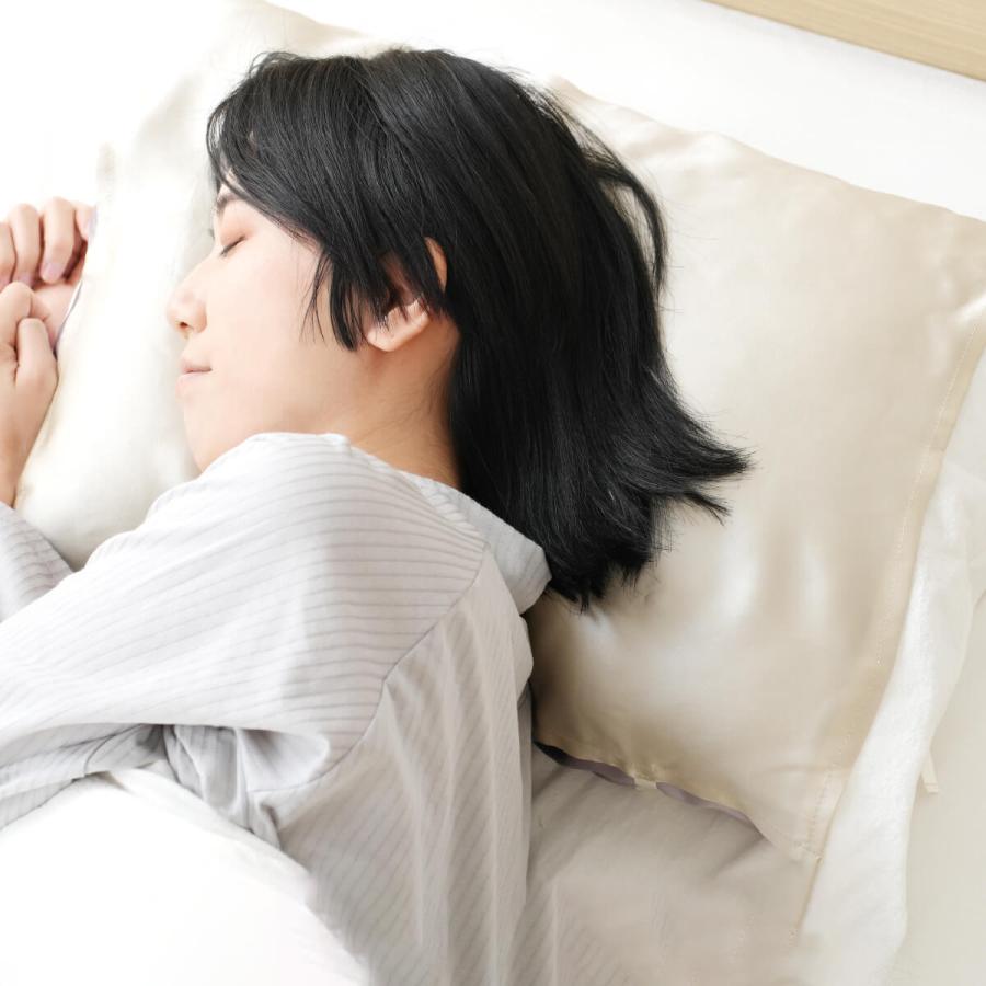 枕カバー 潤肌髪 シルク 100% まくら カバー 美容 天然素材 睡眠 安眠 快眠 サポート 絹屋 日本製 ギフト プレゼント | 絹屋 | 12