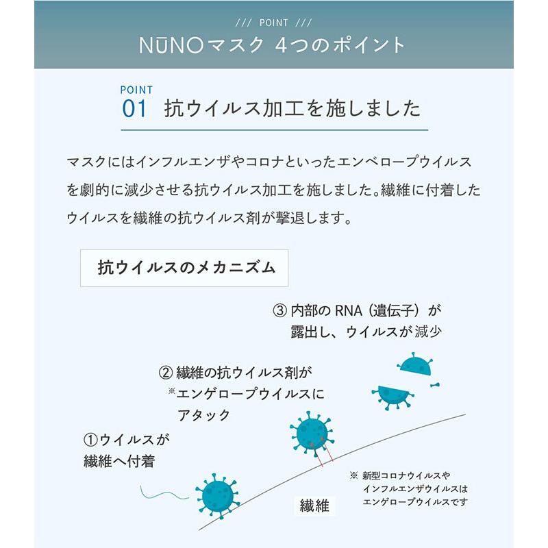 NUNO 肌ケア マスク 抗菌 シルク ウレタン 洗い替え 繰り返し 使える フィルター ギフト プレゼント |  | 11