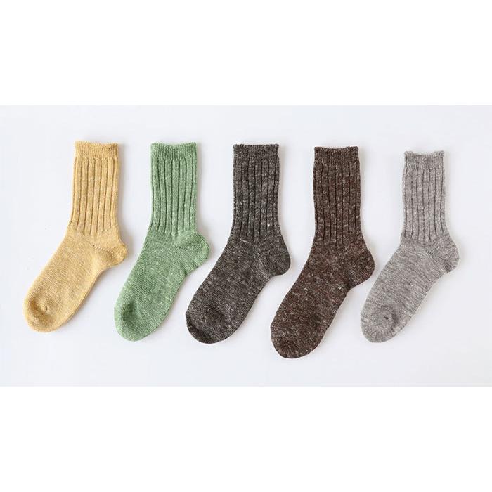 シェットランド ウール ソックス 3×4=12 poco up poco 靴下 羊毛 サスティナブル ランダム 日本製 温活 暖かい | 絹屋 | 03
