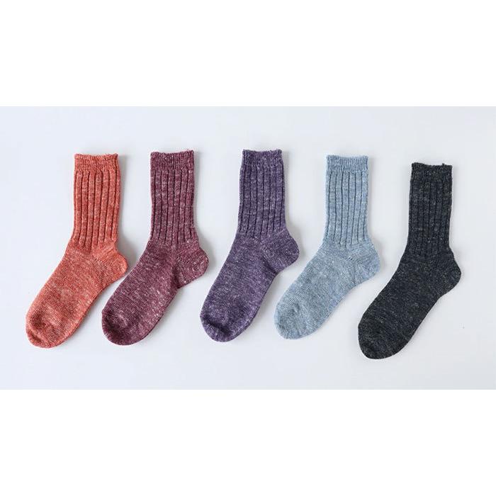 シェットランド ウール ソックス 3×4=12 poco up poco 靴下 羊毛 サスティナブル ランダム 日本製 温活 暖かい | 絹屋 | 04