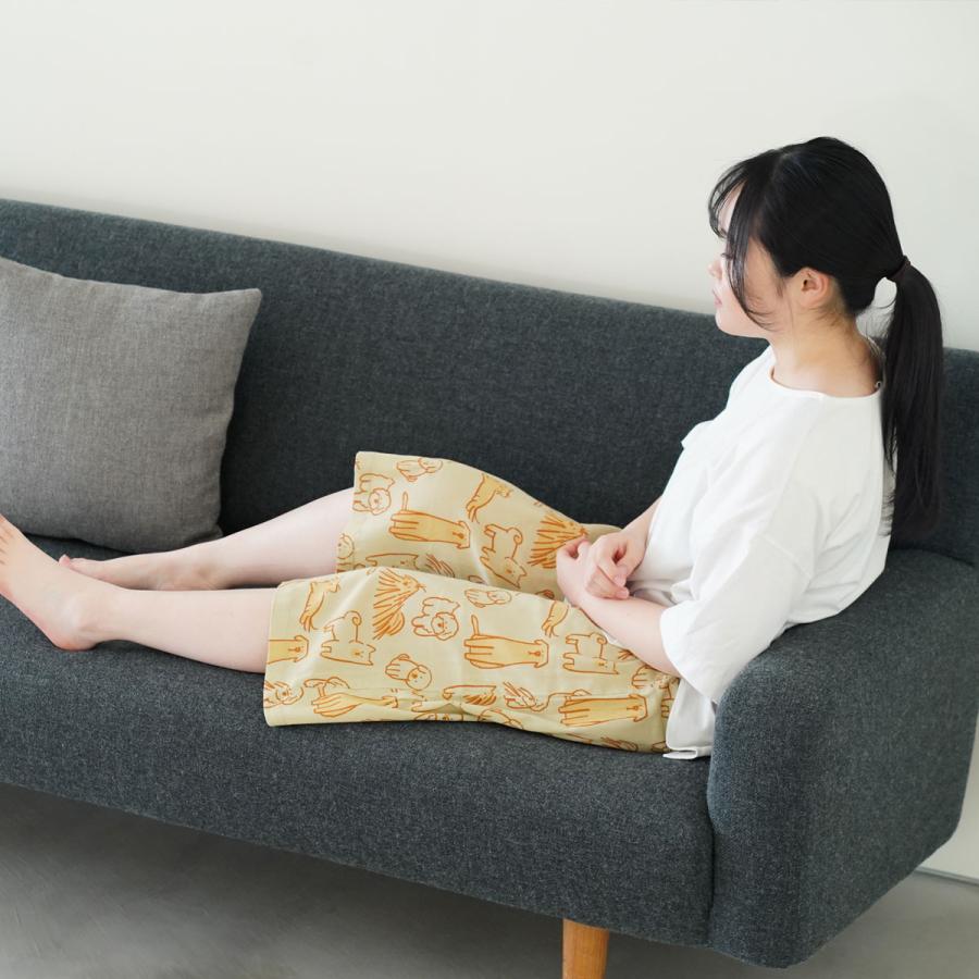 絹屋 ルームウェア レディース 部屋着 ガウチョパンツ ステテコ 7分丈