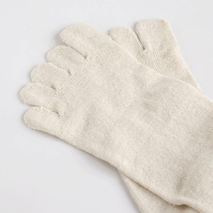 冷えとり靴下 1足目 シルク 100% レディース 女性用 5本指 くつした ソックス 絹屋 日本製 ギフト | 絹屋 | 02