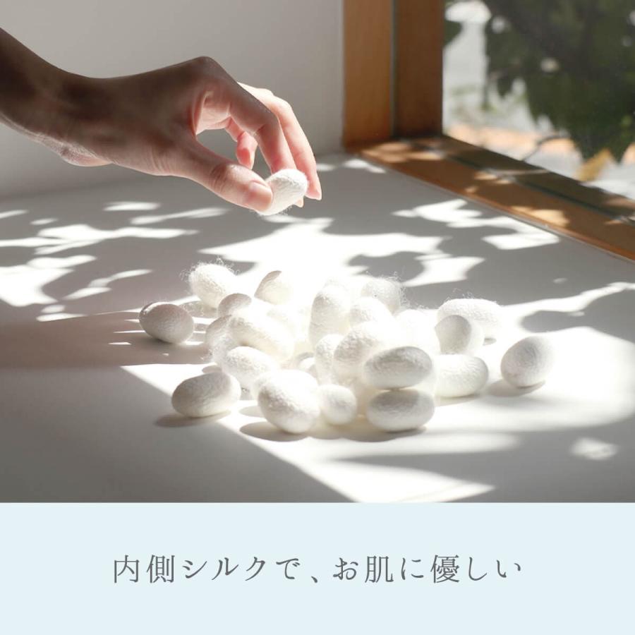 靴下 2重編み 絹屋 レディース 女性用 内側 シルク レーヨンシルク くるぶし丈 春 夏 日本製 プレゼント ギフト | 絹屋 | 09