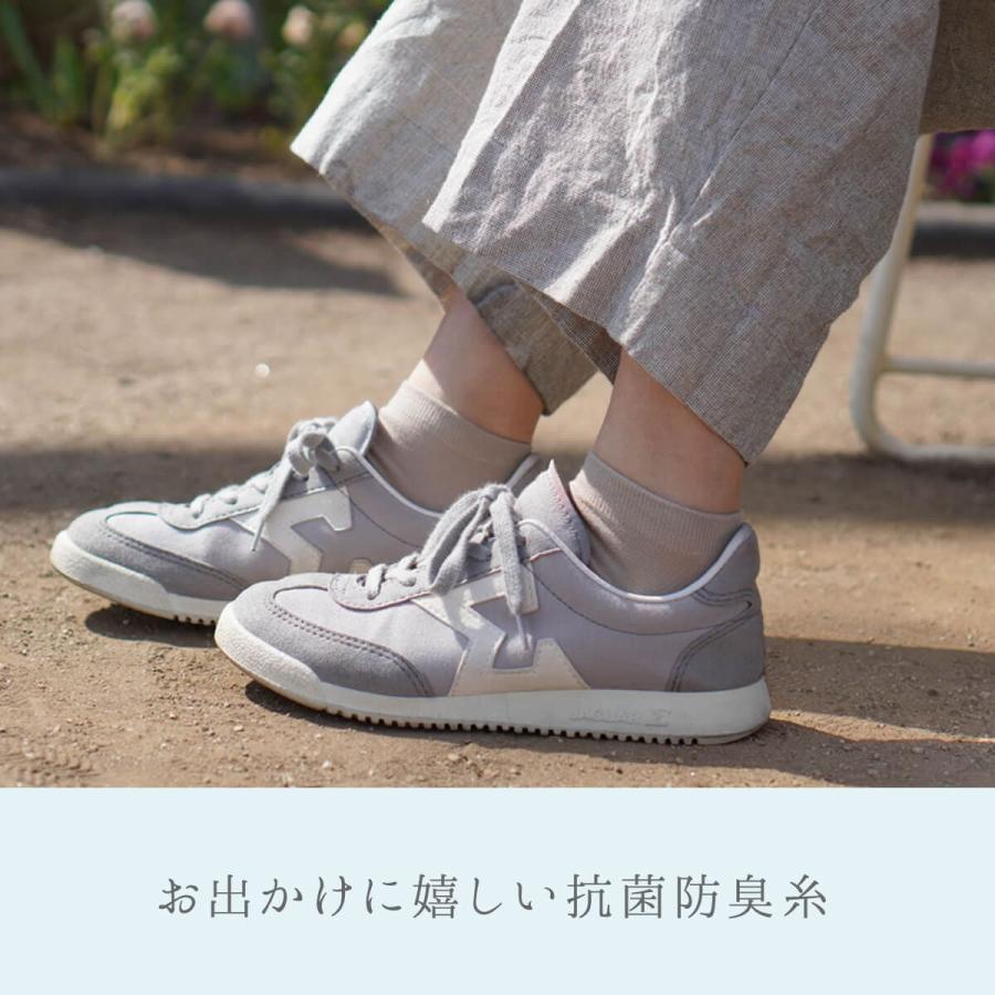 靴下 2重編み 絹屋 レディース 女性用 内側 シルク レーヨンシルク くるぶし丈 春 夏 日本製 プレゼント ギフト | 絹屋 | 11
