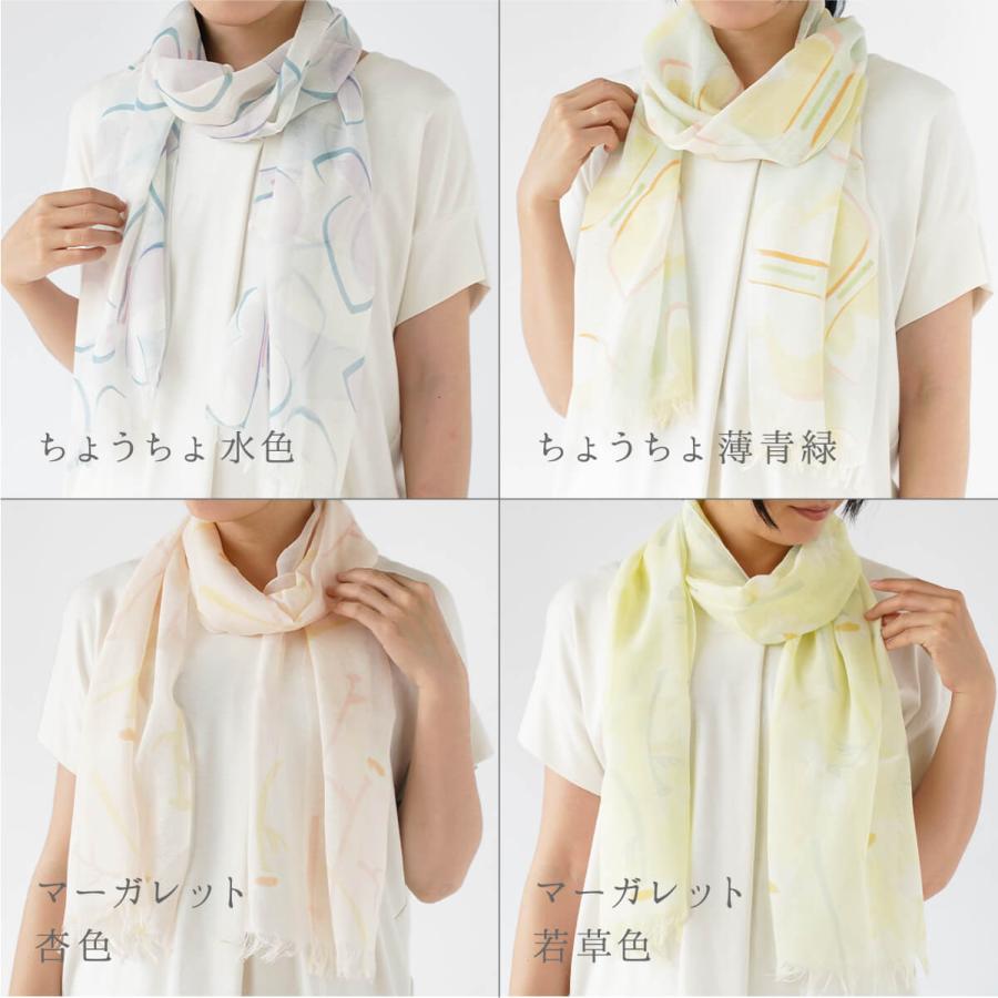 絹屋 ストール 薄手 母の日 春 シルク 綿 日本製 uvカット 敏感肌