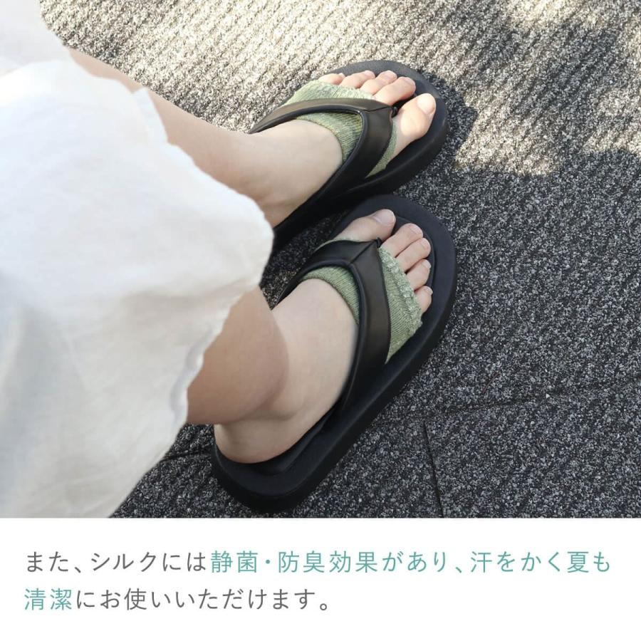 絹屋 シルク 綿麻 トング ソックス 綿 麻 靴下 くつ下 サンダル トングソックス サンダル用 レディース 日本製 プレゼント ギフト |  | 07