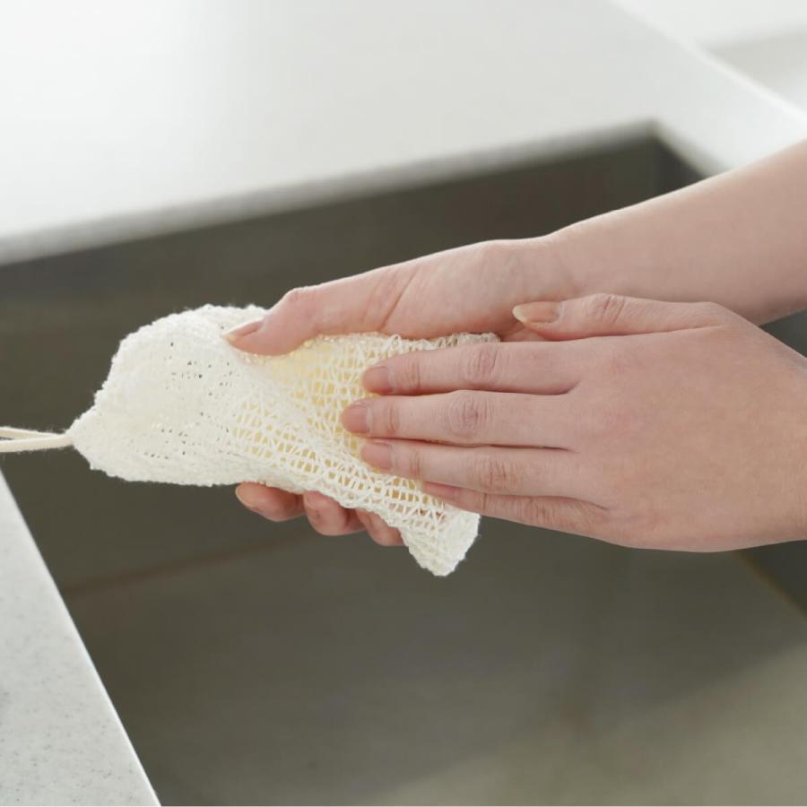 いとをかし 石鹸タオル 石鹸入れ 石鹸ホルダー 和紙 綿 美容 コスメ