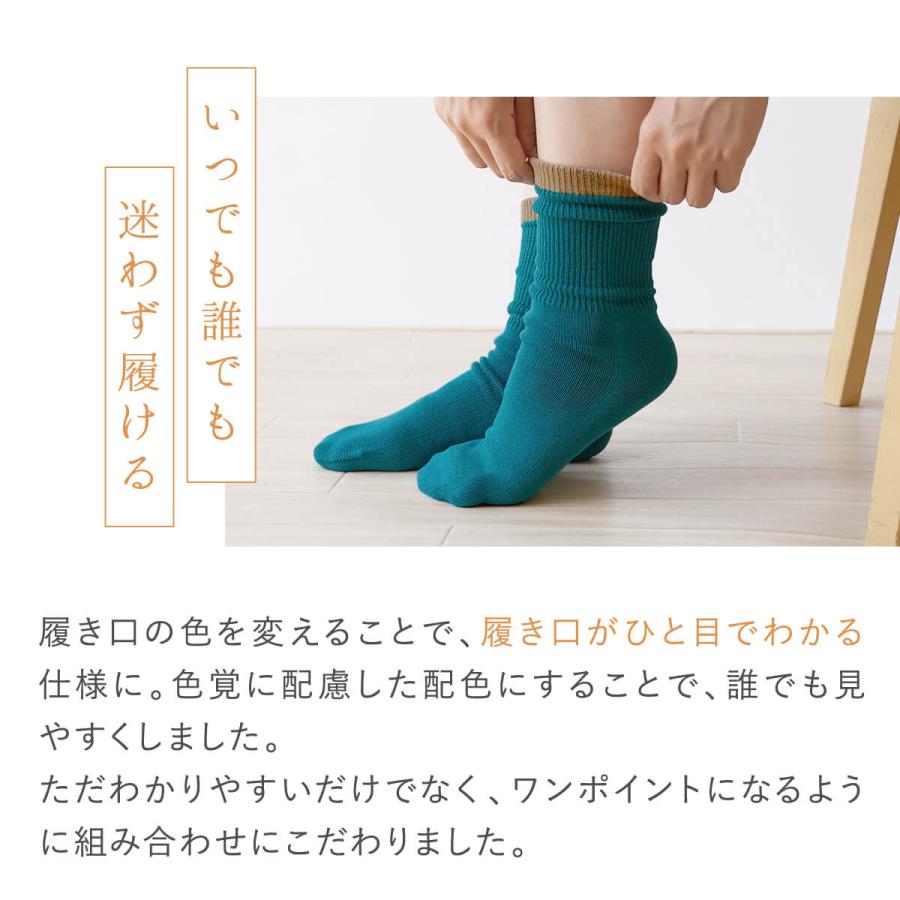 Unicks 迷わず履ける 普通の靴下 かかとがない 靴下 ユニバーサルデザイン ソックス コットン 綿 履きやすい 認知症 簡単 障害 メンズ レディース 日本製 |  | 12