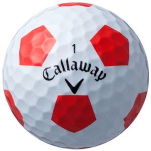 キャロウェイ　CHROME SOFT X（クロム ソフト エックス） TRUVIS（トゥルービス） ≪WHITE/RED≫　ボール　（12球） 【数量限定品】 |  | 01