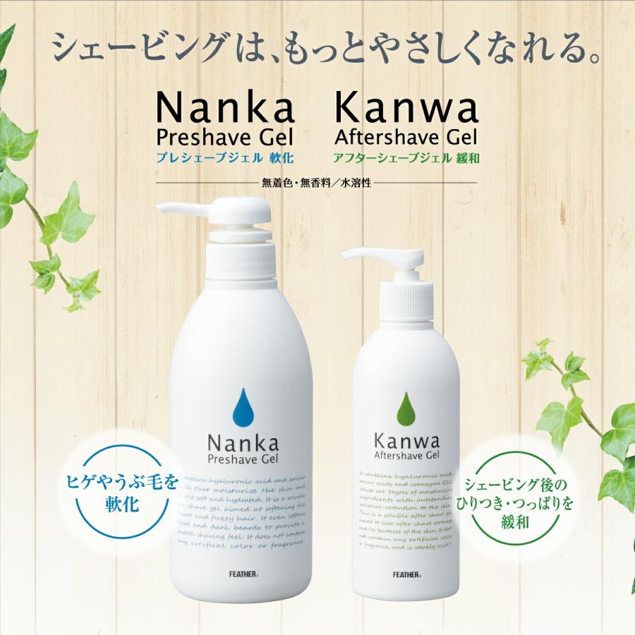 フェザー安全剃刀 プレシェーブジェル 軟化 なんか カミソリ