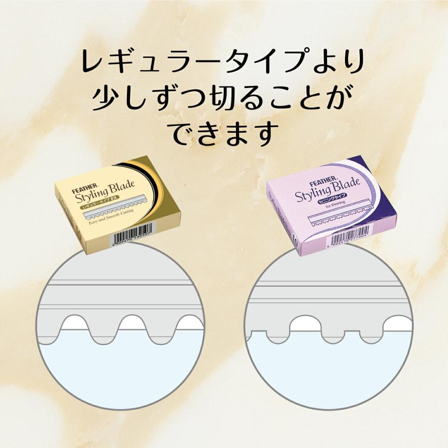 FEATHER（フェザー） スタイリングブレイド セニングタイプ 替刃 10
