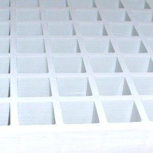 ＦＲＰグレーチング，1007×3007×40H(開口ピッチ40×40，グレー)