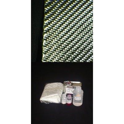 綾織シルバークロス付シンプルＦＲＰ材料セット，樹脂20kg