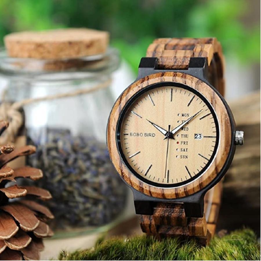 BOBO BIRD ボボバード 木製腕時計 メンズ ブラウン プレゼント