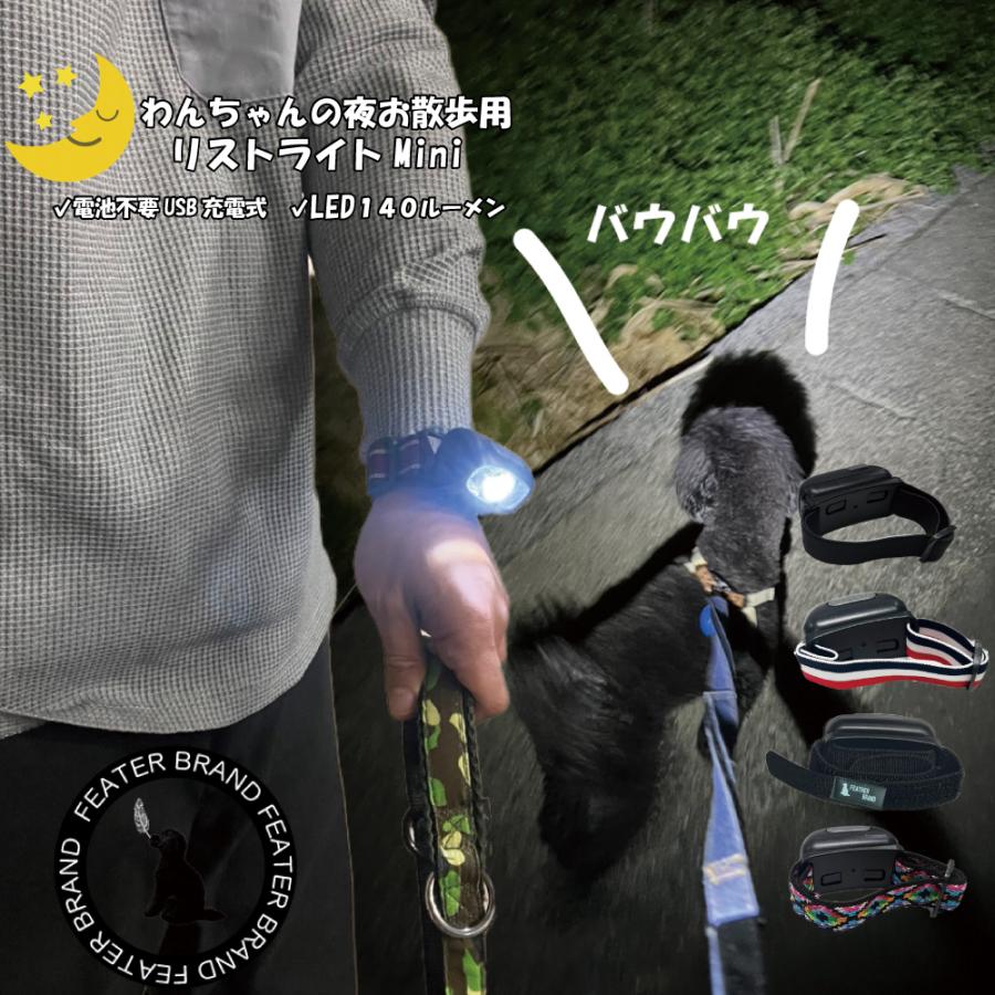 散歩ライト 犬用 夜散歩用 腕ライト 明るい軽量懐中電灯