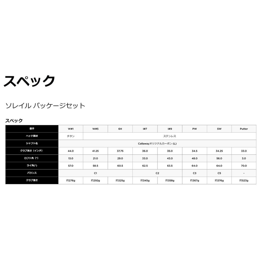 Callaway Callaway(キャロウェイ) クラブセット レディース用 Callaway Callaway(キャロウェイ) クラブセット レディース用