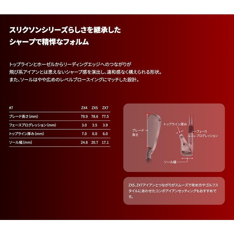 SRIXON ダンロップ スリクソン アイアン ZX4 カーボン AW SW