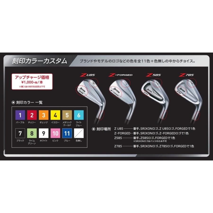 SRIXON ダンロップ スリクソン Z-FORGED スチール 単品 カスタム SRIXON ダンロップ スリクソン Z-FORGED スチール 単品 カスタム