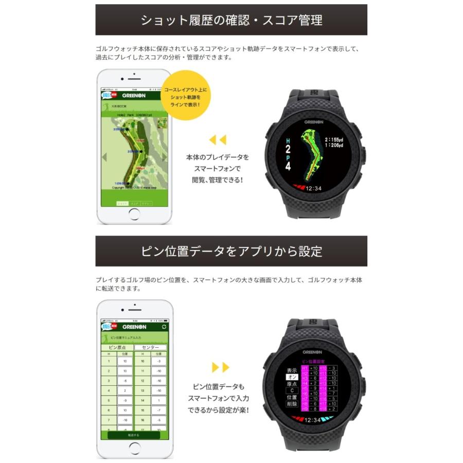 GREENON グリーンオン(Greenon) A1-II ゴルフウォッチ GPS ナビ GREENON グリーンオン(Greenon) A1-II ゴルフウォッチ GPS ナビ