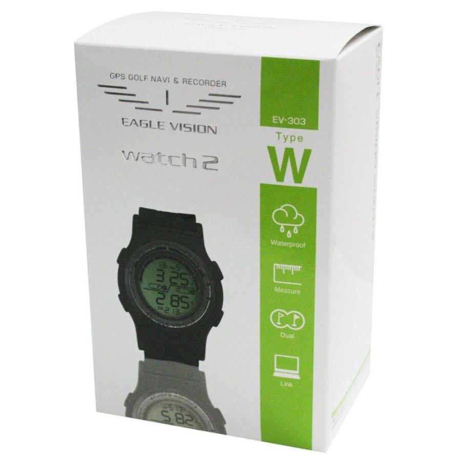 アサヒゴルフ EAGLE VISION watch2 EV-303 ブラック : FEA STORE