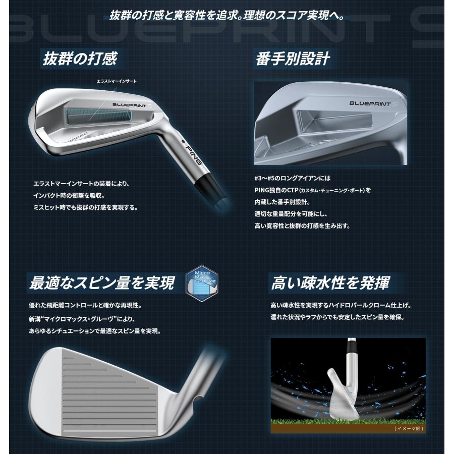 PING PING(ピン) BLUEPRINT S ブループリント エス アイアン PING PING(ピン) BLUEPRINT S ブループリント エス アイアン