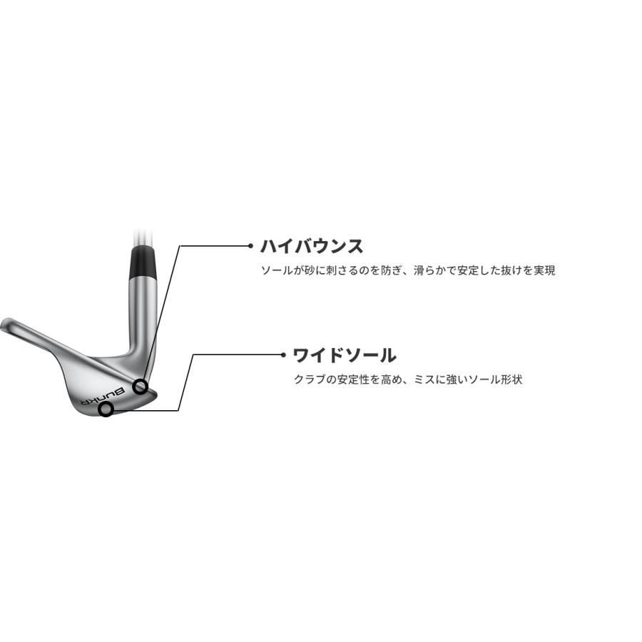 PING（ピン） BUNKER バンカー スチール 単品 右用 左用 受注生産 日本