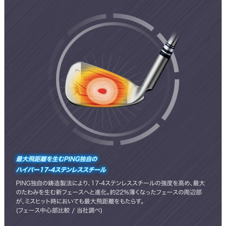 PING PING（ピン） G425 アイアン カーボン 単品 カスタム 日本
