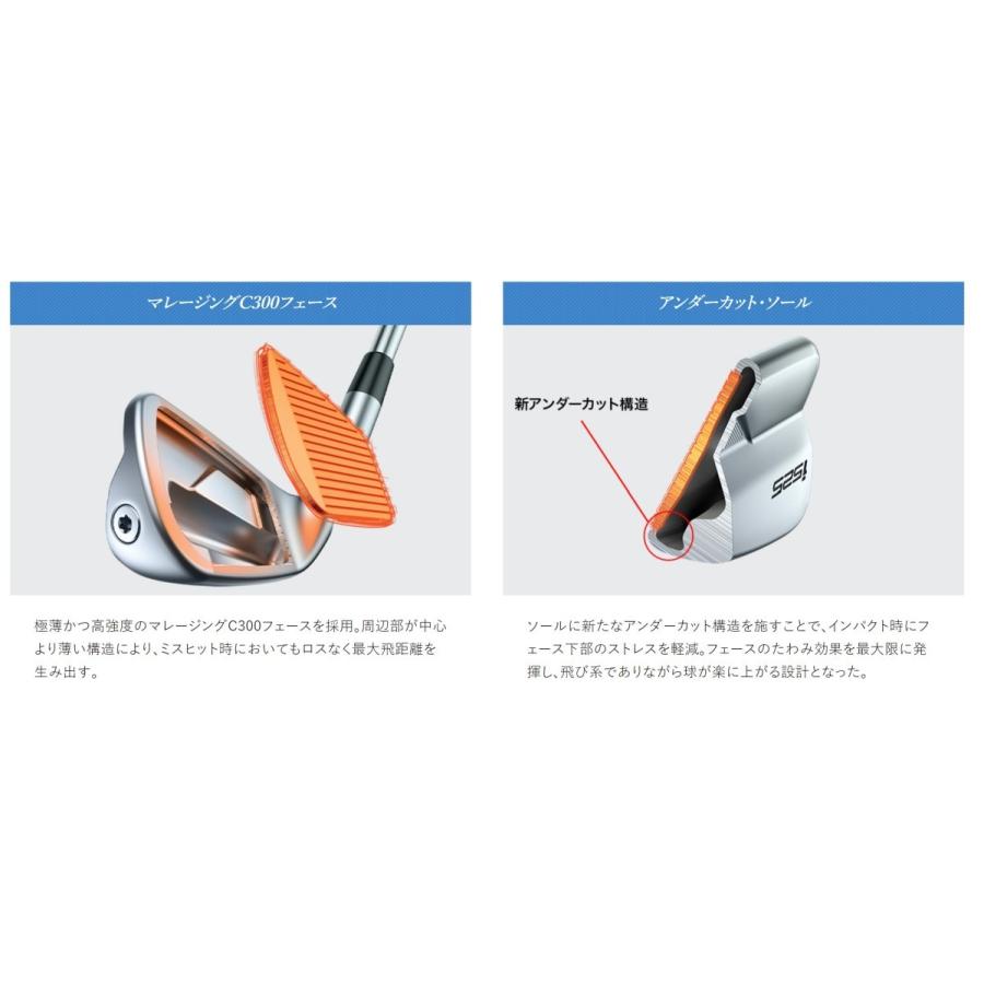 PING - PING　i525　アイアンセット　5本　MCI　70（R）／ピン・カーボン PING PING（ピン） i525 アイアン カーボン 単品 カスタム 完全