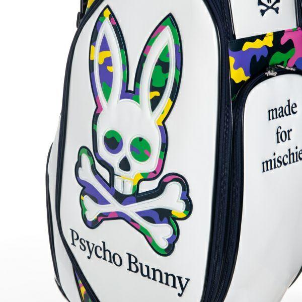 Psycho Bunny サイコバニー キャディバッグ エナメル CAMO BUNNY Psycho Bunny サイコバニー キャディバッグ エナメル CAMO BUNNY