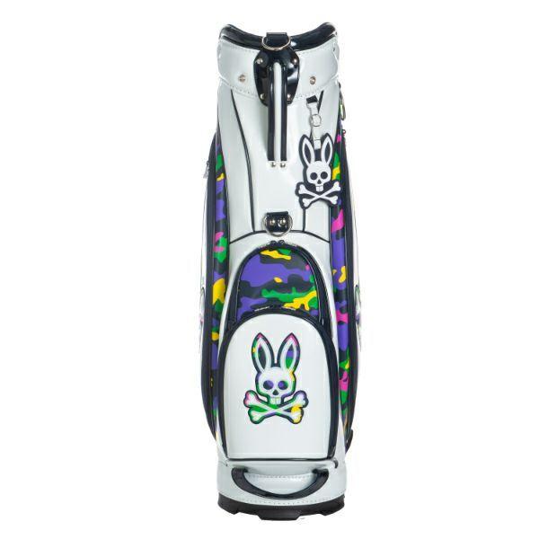Psycho Bunny サイコバニー キャディバッグ エナメル CAMO BUNNY Psycho Bunny サイコバニー キャディバッグ エナメル CAMO BUNNY
