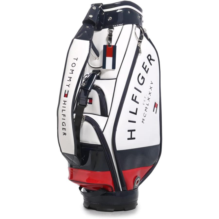 TOMY ゴルフキャディバッグ エナメルホワイト 楽天市場】トミーヒルフィガー ゴルフ カート キャディバッグ エナメル