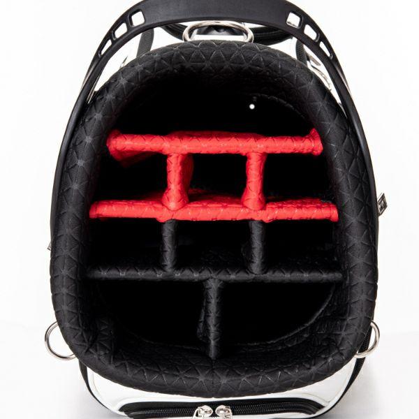 トミーヒルフィガー　ゴルフ　キャディバッグ　カート式　合成皮革　エナメル トミー ヒルフィガー ゴルフ（TOMMY HILFIGER GOLF）（メンズ