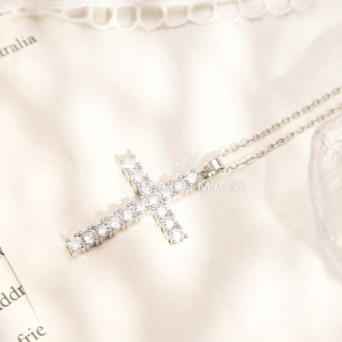 ネックレス レディース 十字架 金属アレルギー対応 ゴールド シルバー プチプラ ジルコニアMARI MAGI シンプル ジュエリー ギフト 女性 プレゼント 誕生日 |  | 17