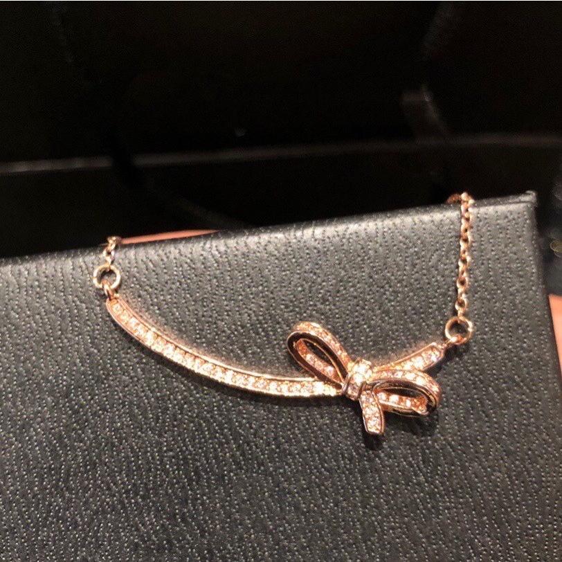 MARIMAGI ネックレス リボン ダイヤ級 金属アレルギー コーティング ラリエット レディース シンプル チェーン 大人 上品 エレガント 華奢 オフィス 通勤 |  | 01