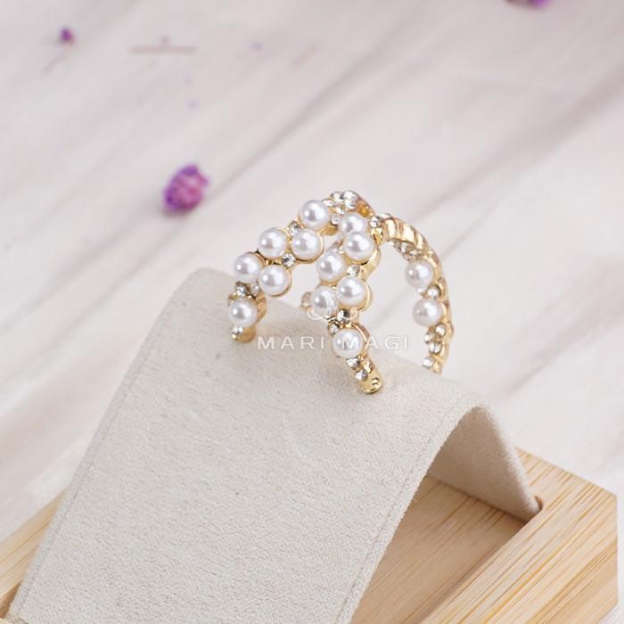 MARIMAGI 金属アレルギー キャッチレス シルバー ゴールド ニッケルフリー フープピアス パール リングピアス 可愛い アクセ 真珠 かわいい おしゃれ 大人 |  | 01