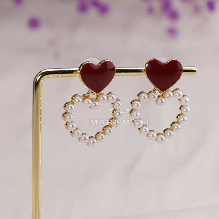 MARIMAGI 金属アレルギー キャッチレス シルバー ゴールド ニッケルフリー フープピアス 真珠 パール 可愛い アクセ シンプル かわいい おしゃれ 大人 |  | 02