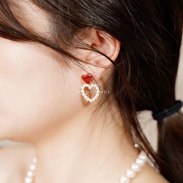 MARIMAGI 金属アレルギー キャッチレス シルバー ゴールド ニッケルフリー フープピアス 真珠 パール 可愛い アクセ シンプル かわいい おしゃれ 大人 |  | 01