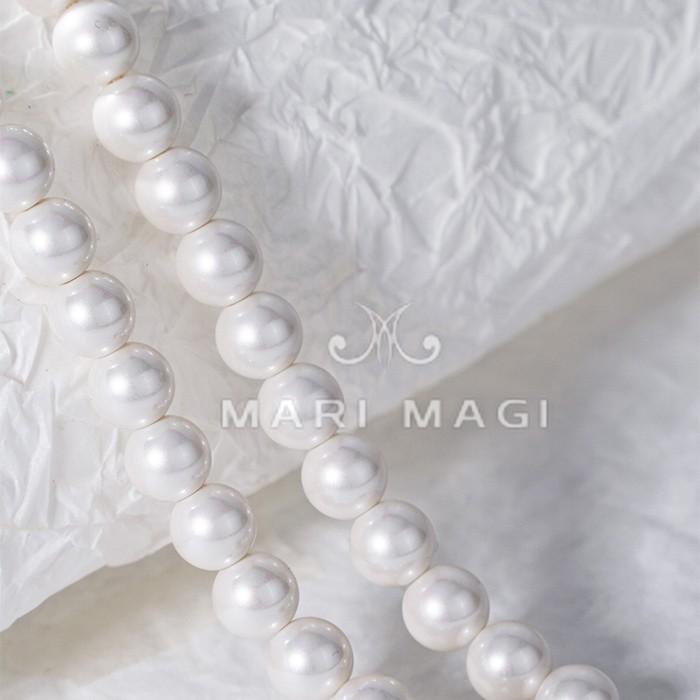 MARI MAGI パールネックレス レディース 真珠 8mm 40cm ガラス 冠婚葬祭 結婚式 葬式 入学 入園 卒業 卒園 フォーマル 30代 40代 50代 |  | 04