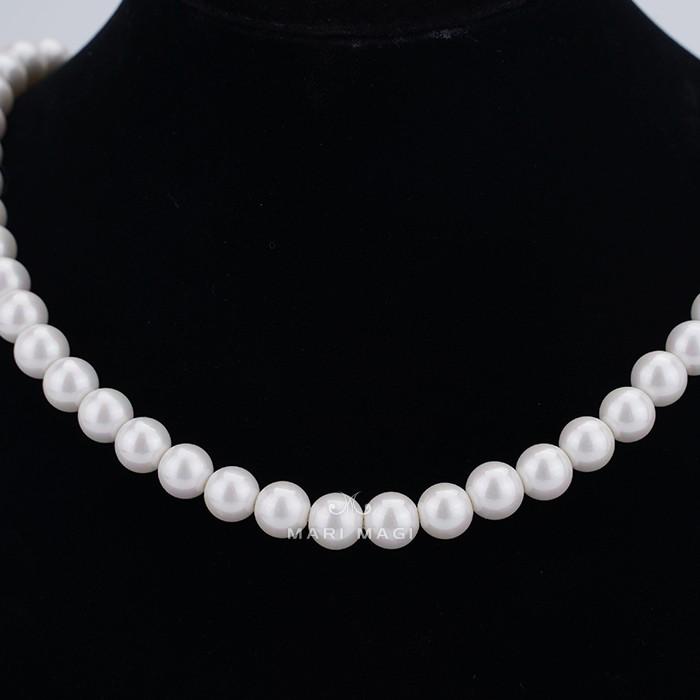 MARI MAGI パールネックレス レディース 真珠 8mm 40cm ガラス 冠婚葬祭 結婚式 葬式 入学 入園 卒業 卒園 フォーマル 30代 40代 50代 |  | 06
