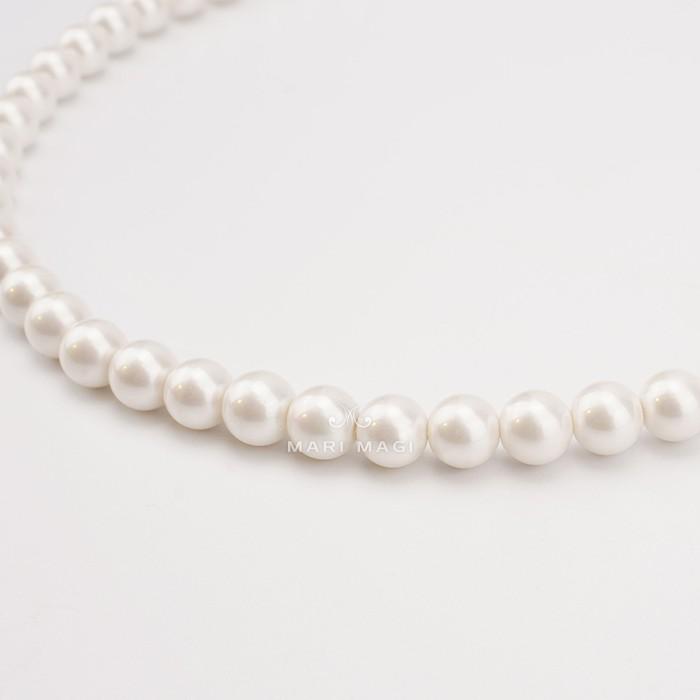 MARI MAGI パールネックレス レディース 真珠 8mm 40cm ガラス 冠婚葬祭 結婚式 葬式 入学 入園 卒業 卒園 フォーマル 30代 40代 50代 |  | 12
