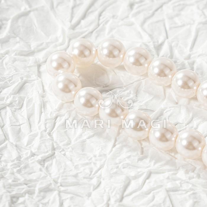 MARI MAGI パールネックレス レディース 真珠 8mm 40cm ガラス 冠婚葬祭 結婚式 葬式 入学 入園 卒業 卒園 フォーマル 30代 40代 50代 |  | 04