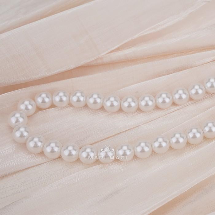 MARI MAGI パールネックレス レディース 真珠 8mm 40cm ガラス 冠婚葬祭 結婚式 葬式 入学 入園 卒業 卒園 フォーマル 30代 40代 50代 |  | 09