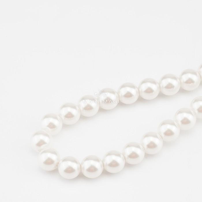 MARI MAGI パールネックレス レディース 真珠 8mm 40cm ガラス 冠婚葬祭 結婚式 葬式 入学 入園 卒業 卒園 フォーマル 30代 40代 50代 |  | 11