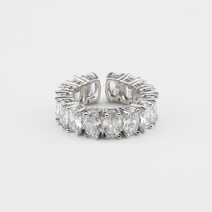 MARI MAGI ジルコン 楕円形 リング ゴールド シルバー 指輪 レディース 18K 10金 10K ホワイトゴールド 記念日ギフト プレゼント 金属アレルギー ジュエリー |  | 11