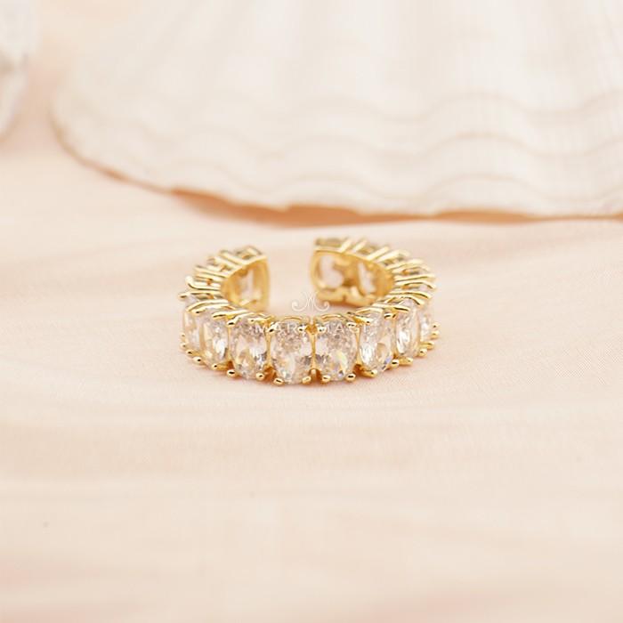 MARI MAGI ジルコン 楕円形 リング ゴールド シルバー 指輪 レディース 18K 10金 10K ホワイトゴールド 記念日ギフト プレゼント 金属アレルギー ジュエリー |  | 06